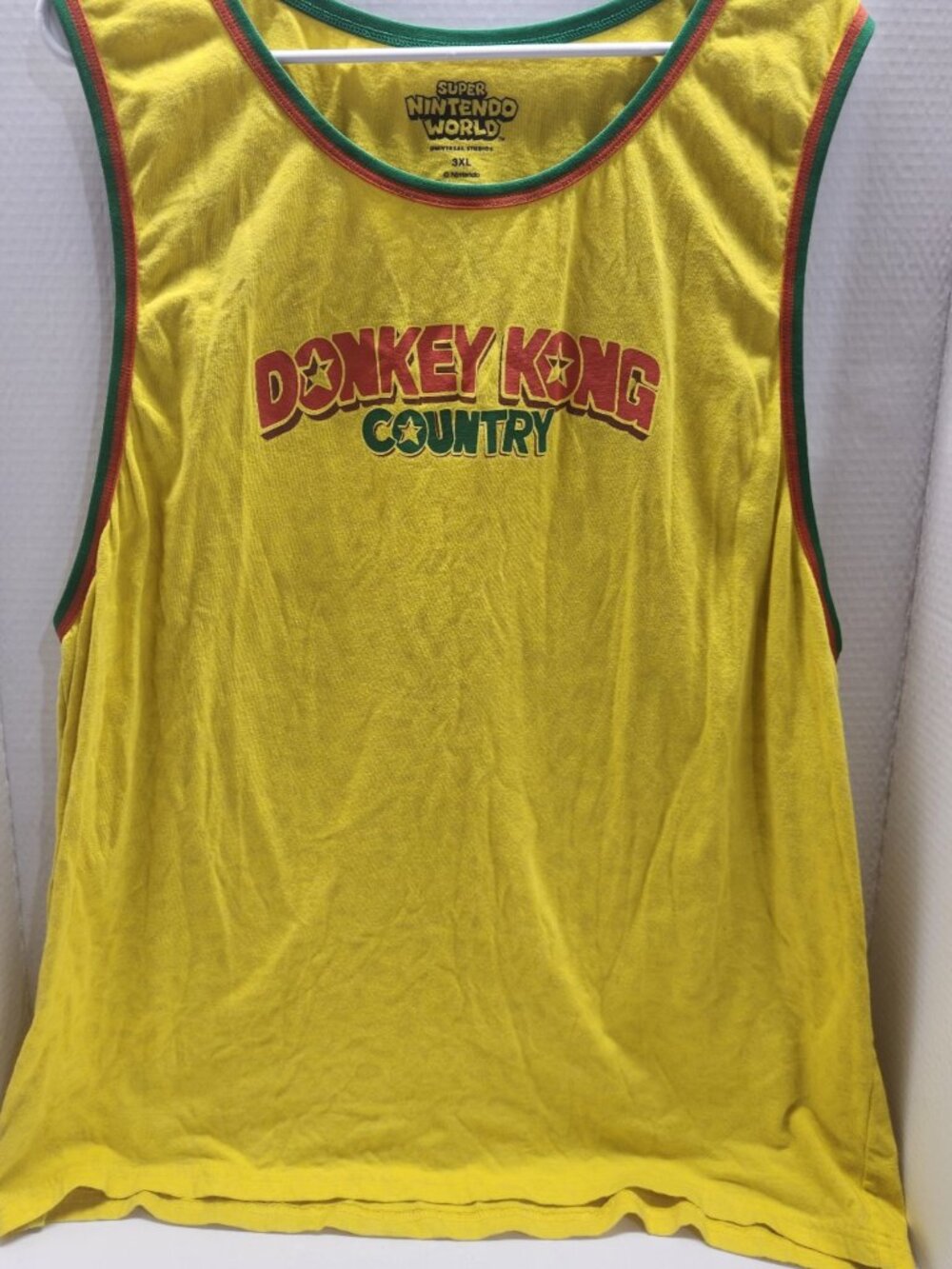 Universal Studios Super Nintendo World Donkey Kong Tank Top Shirt 3XL